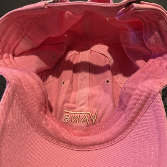 Vans Unisex Hat Pink embroidered logo Outdoor Streetwear Skater Adjustable - Picture 3 of 3